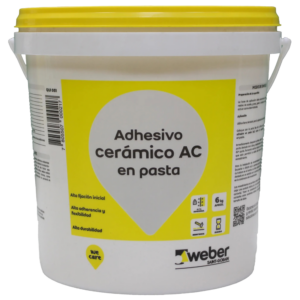 Adhesivo Cer͡mico Pasta AC Weber 25 kg.
